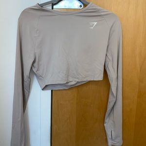 Gymshark training long sleeve crop top